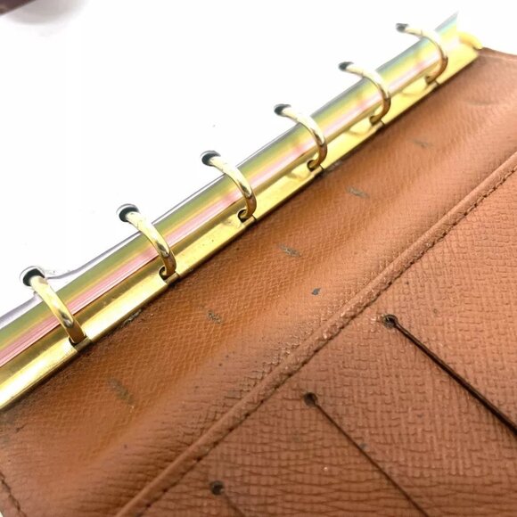 LOUIS VUITTON Monogram AgendaPM Notebook cover MonogramCanvas Brown - Picture 12 of 14